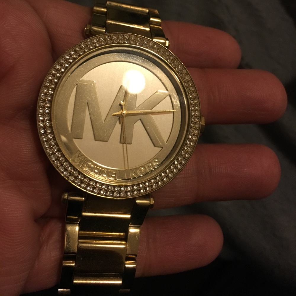 Gold Michael Kors watch